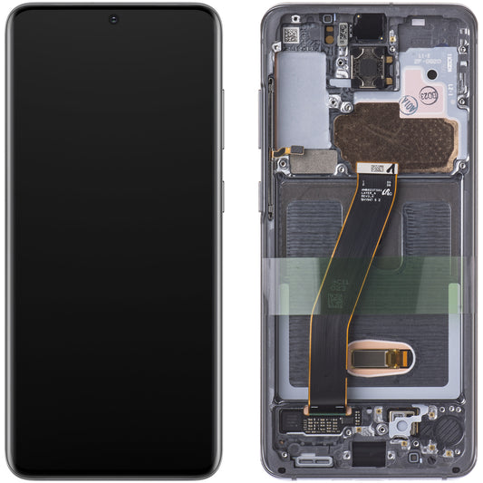 Pekskärm Samsung Galaxy Galaxy S20 5G G981 / S20 G980, Med Ram, Grå, Service Pack GH82-22131A