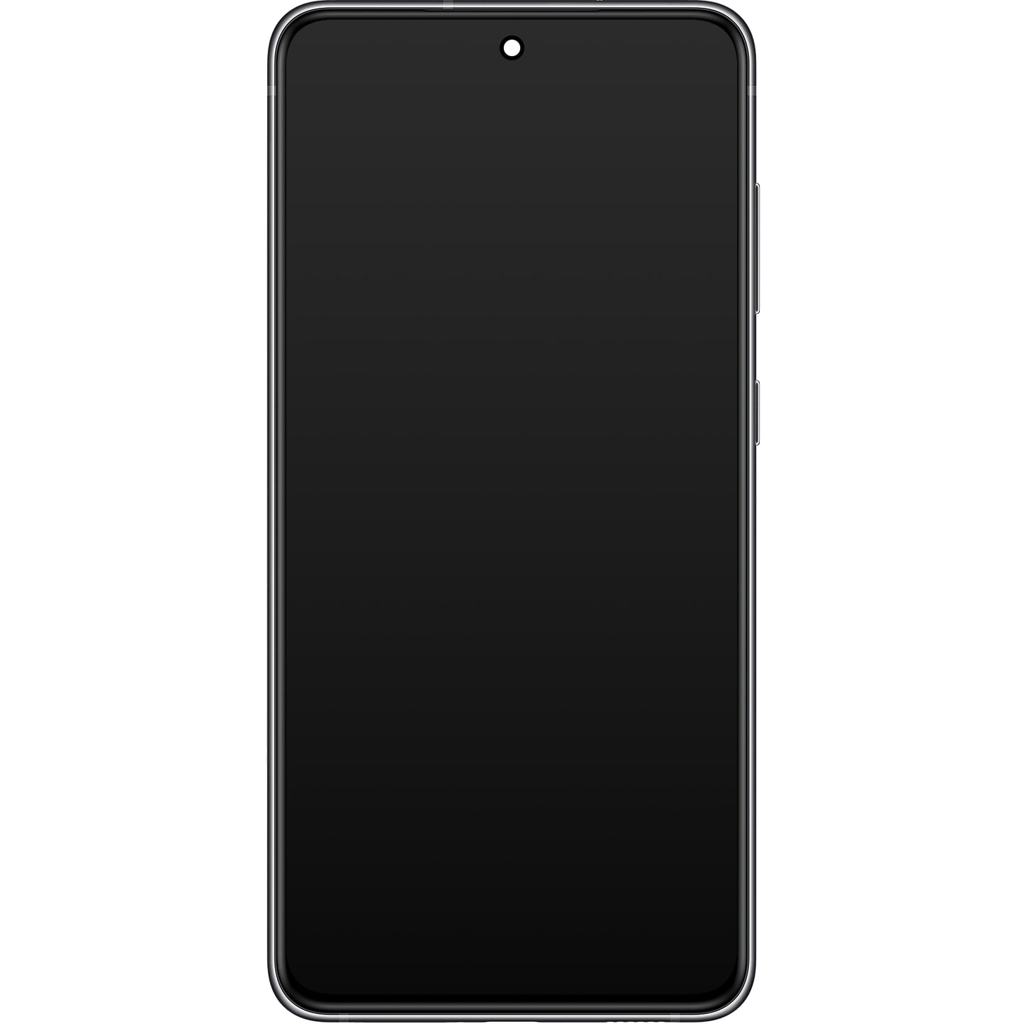 Pekskärm Samsung Galaxy S21 FE 5G G990, med ram, grå, Service Pack GH82-2656590A