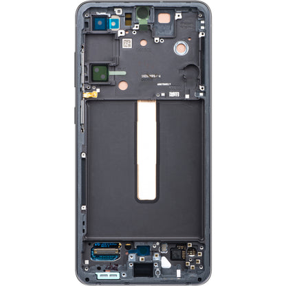 Pekskärm Samsung Galaxy S21 FE 5G G990, med ram, grå, Service Pack GH82-2656590A