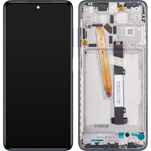 Display med pekskärm Xiaomi Poco X3 Pro, med ram, svart, Service Pack 560002J20S00