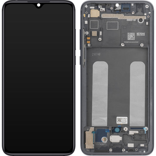 Display med Touchscreen Xiaomi Mi 9 Lite, med Ram, Grå, Service Pack 560610118033