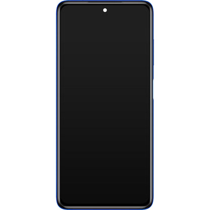 Display med pekskärm Xiaomi Poco X3 Pro, med ram, blå, servicepaket 560003J20S00