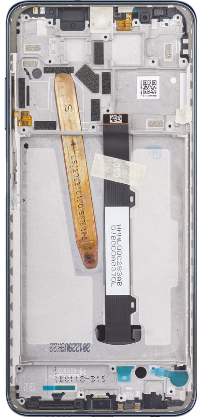 Display med pekskärm Xiaomi Poco X3 Pro, med ram, svart, Service Pack 560002J20S00