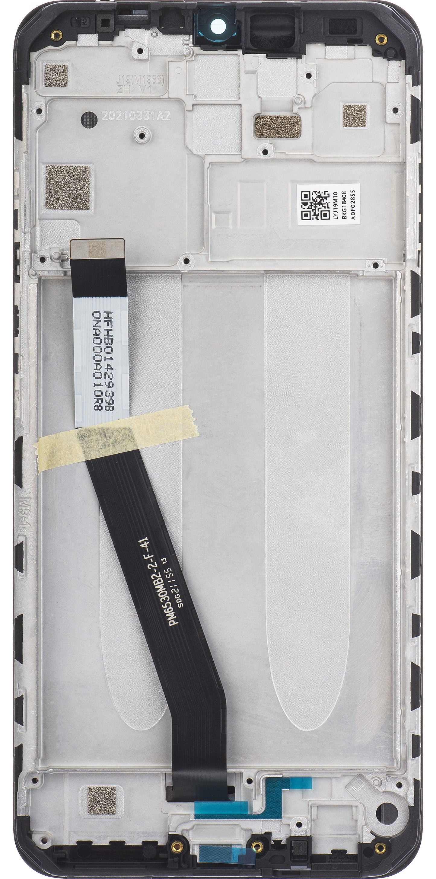 Display med Touchscreen Xiaomi Redmi 9, med Ram, Svart, Service Pack 5600050J1900