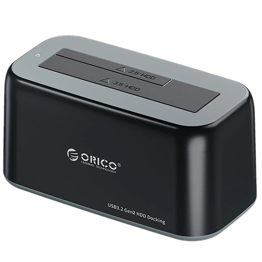 Dockningsstation Orico 6819C3 1-enhet för HDD / SSD SATA 2,5 tum / 3,5 tum, Svart