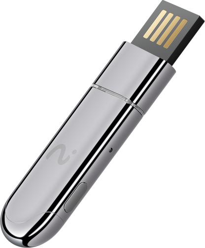 Inspelningsdongel / Diktafon Viaim NoteKit AI, USB-C / USB-A, Grå