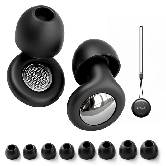 Öronproppar Tech-Protect QuietFit, Svarta