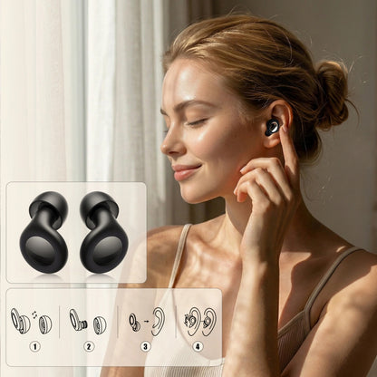 Öronproppar Tech-Protect QuietFit, Svarta