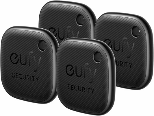 Eufy Security SmartTrack Link för iOS-serien, Set om 4 stycken, Svart E87B0012