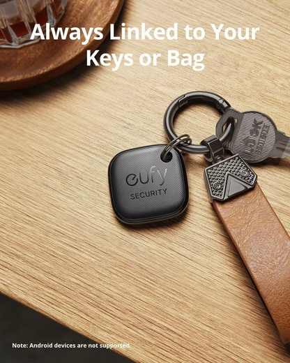 Eufy Security SmartTrack Link för iOS-serien, Set om 4 stycken, Svart E87B0012