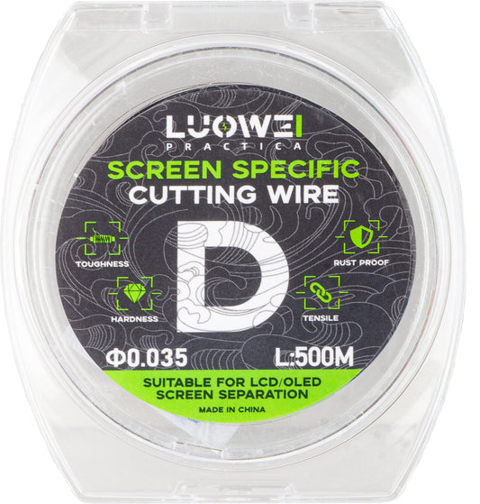 Luowei molybdentråd, 0,035 mm, 500 m
