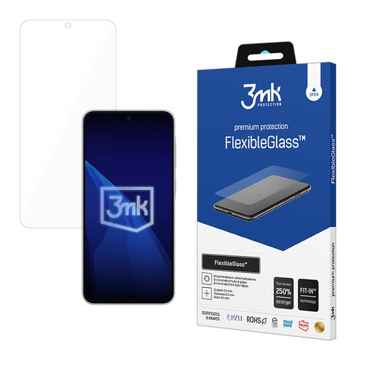 3MK FlexibleGlass skärmskydd för Samsung Galaxy A57 5G, Flexibelt glas, Full limning