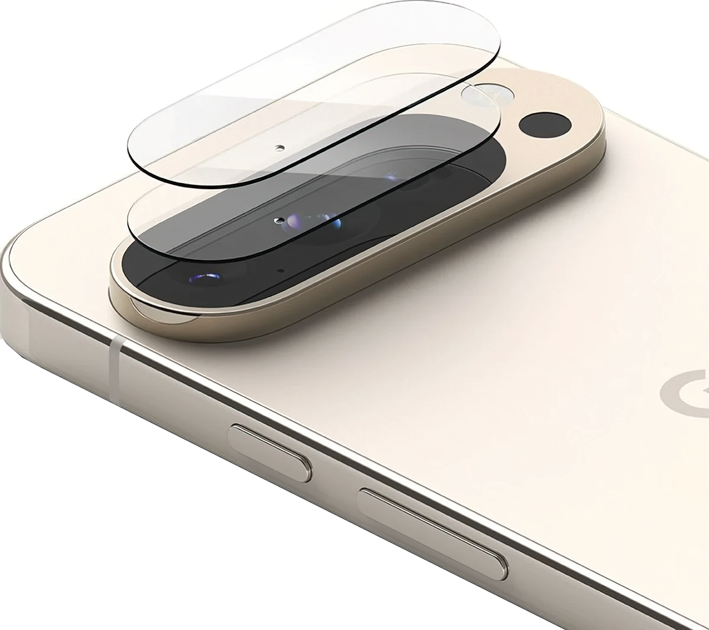 Ringke bakkameraskyddsfilm för Google Pixel 10 Pro XL, härdat glas, set med 2 stycken, transparent
