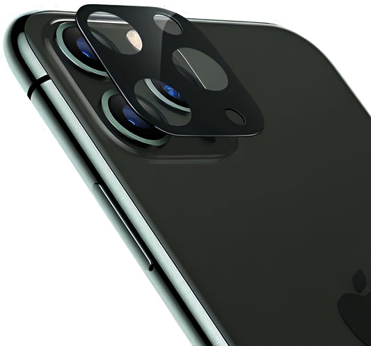 XO Design 3D Bakre Kameraskyddsfilm för Apple iPhone 12 Pro, Härdat Glas, Svart
