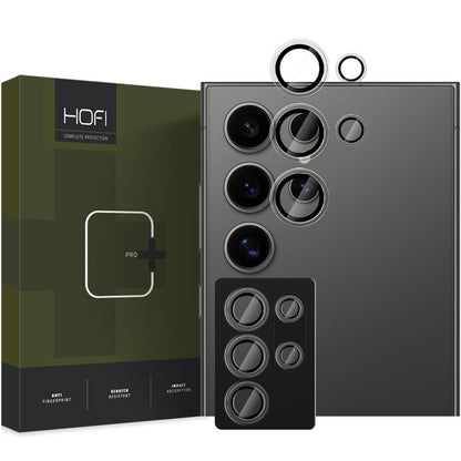 Skyddsfodral för bakre kamera HOFI CamRing PRO+ för Samsung Galaxy S25 Ultra S938, härdat glas, svart