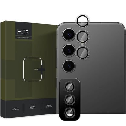 Skyddsfodral för bakre kamera HOFI CamRing PRO+ för Samsung Galaxy S25+ S936, härdat glas, svart
