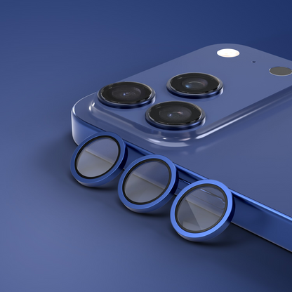 Etteri bakkameraskyddsfilm för Apple iPhone 17 Pro Max / 17 Pro, härdat glas, blå