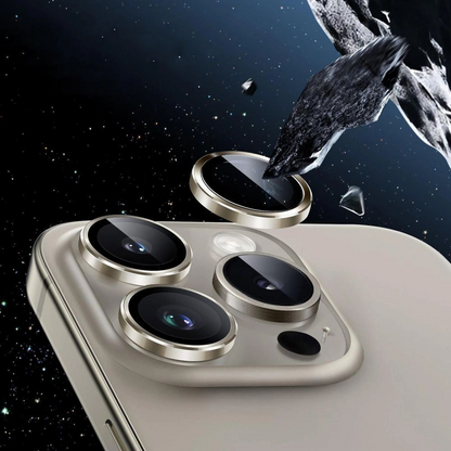 Skyddsfilm för bakre kamera Tech-Protect CamRing Fit+ för Apple iPhone 17 Pro Max / 17 Pro / 16 Pro Max, Härdat glas, Svart
