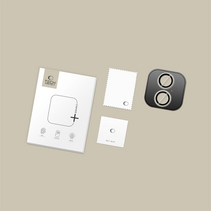 Skyddsfilm för bakre kamera Tech-Protect CamRing Fit+ för Apple iPhone 17, Härdat Glas, Transparent