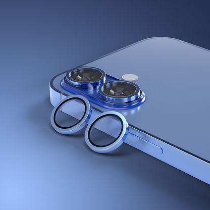 Etteri bakkameraskyddsfilm för Apple iPhone 16 Plus / 16, härdat glas, blå