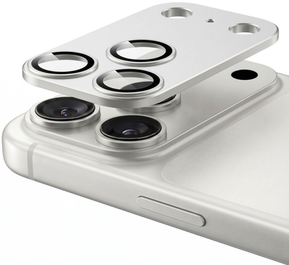 Skyddande film för bakre kamera Tech-Protect CamFull Fit+ för Apple iPhone 18 Pro Max, härdat glas, silver