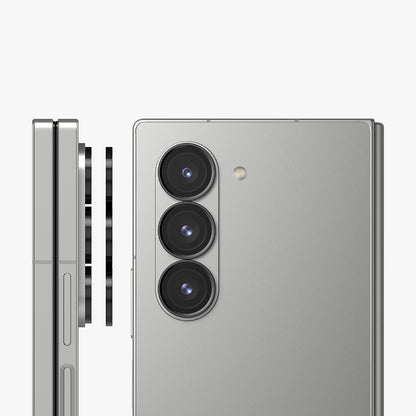 Skyddsfilm för bakre kameran Ringke för Samsung Galaxy Z Fold6 F956, Härdat glas, Set med 2 stycken, Svart