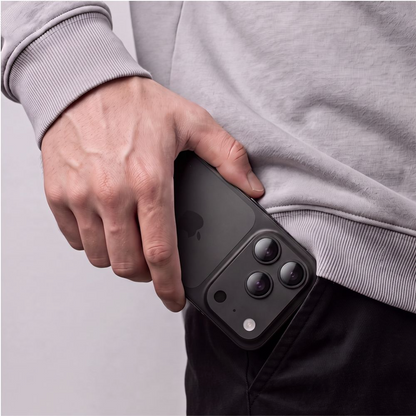 Skyddsplast för bakre kamera Tech-Protect CamFull Fit+ för Apple iPhone 18 Pro Max, härdat glas, svart