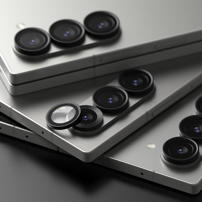 Skyddsfilm för bakre kameran Ringke för Samsung Galaxy Z Fold6 F956, Härdat glas, Set med 2 stycken, Svart