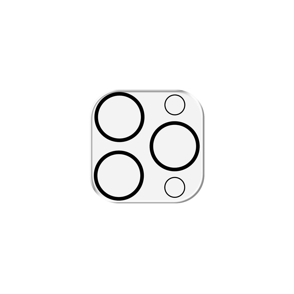 Bakre kameraskydd 3MK Pro Full Cover för Apple iPhone 16 Pro Max / 16 Pro, Härdat glas, Svart