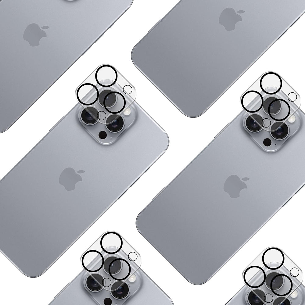 Bakre kameraskydd 3MK Pro Full Cover för Apple iPhone 16 Pro Max / 16 Pro, Härdat glas, Svart