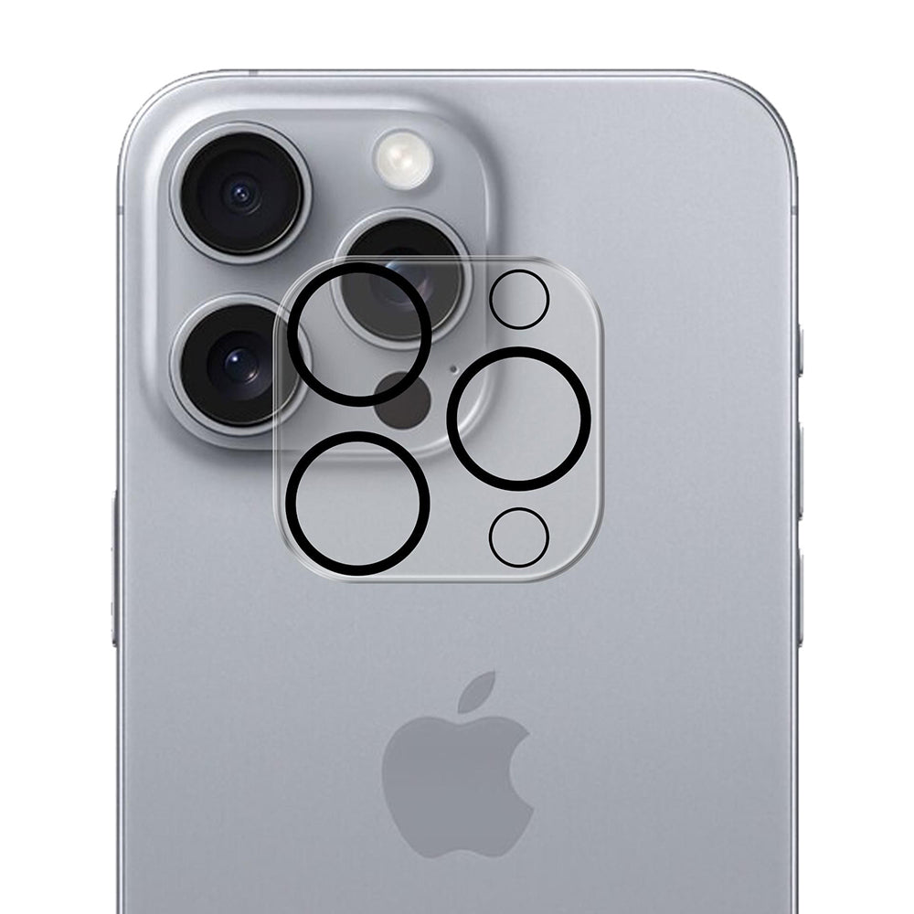 Skyddsfilm för bakre kamera 3MK Pro Full Cover för Apple iPhone 17 Pro, Härdat glas, Svart