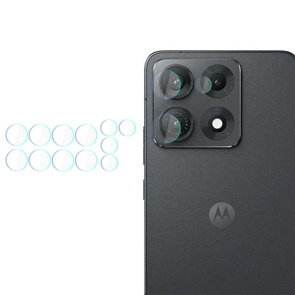Skyddsplast för bakre kamera 3MK Protection för Motorola Edge 70 Max, härdat glas, set med 4 stycken, transparent
