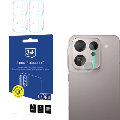 Skyddsfilm för bakre kameran 3MK Protection för Oppo Find X9, Härdat glas, Set om 4 stycken, Transparent