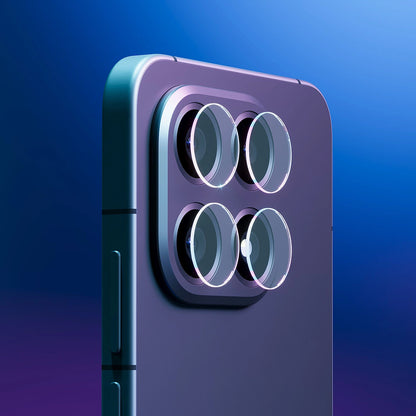 Skyddsfilm för bakre kamera 3MK Protection för Xiaomi Poco F8 Ultra, Härdat glas, Set med 4 stycken, Transparent