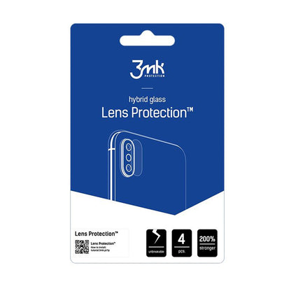 Skyddsfilm för bakre kamera 3MK Protection för Xiaomi Poco F8 Ultra, Härdat glas, Set med 4 stycken, Transparent
