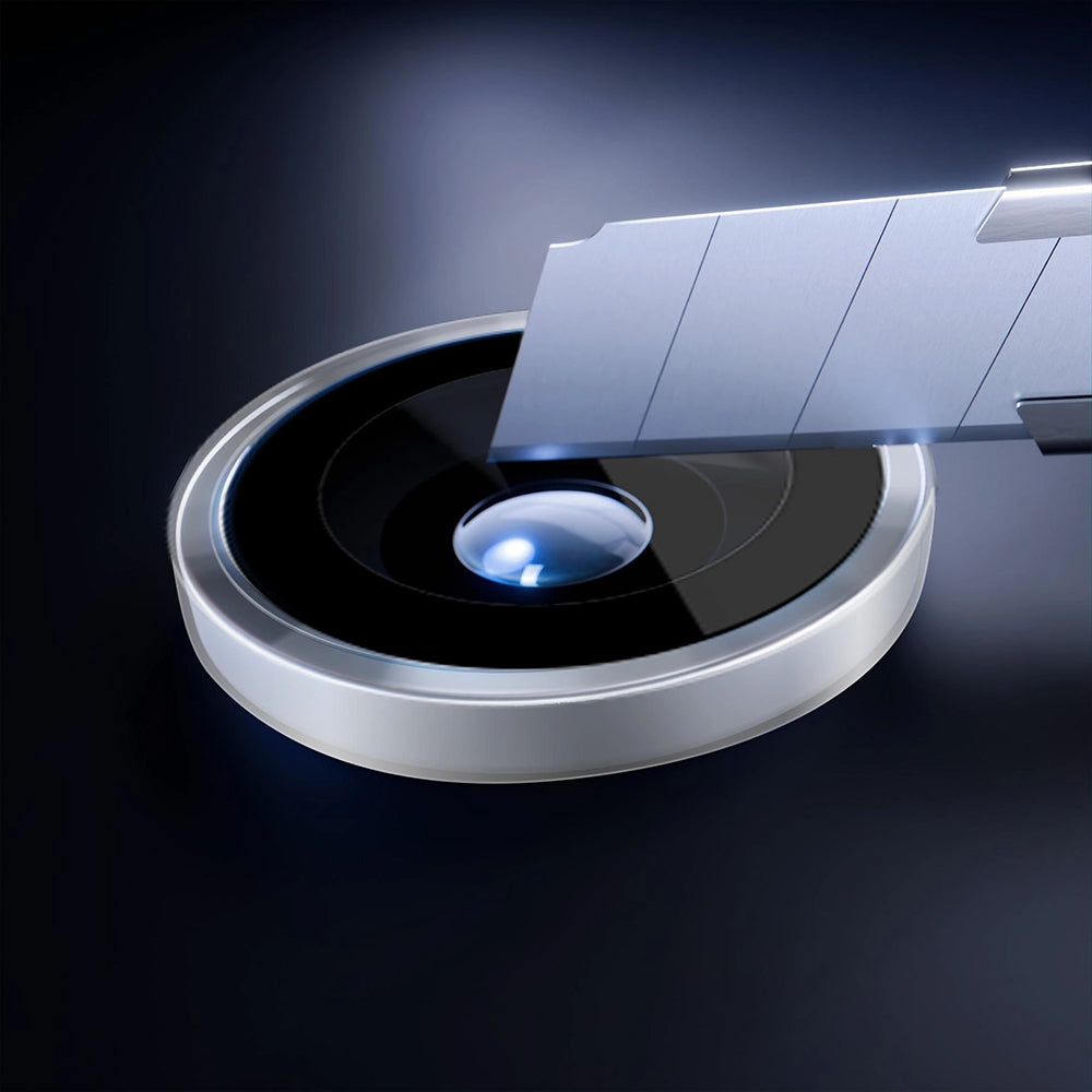 Rear Camera Protection Film 3MK Protection Pro for Apple iPhone 17, Tempered Glass, Black