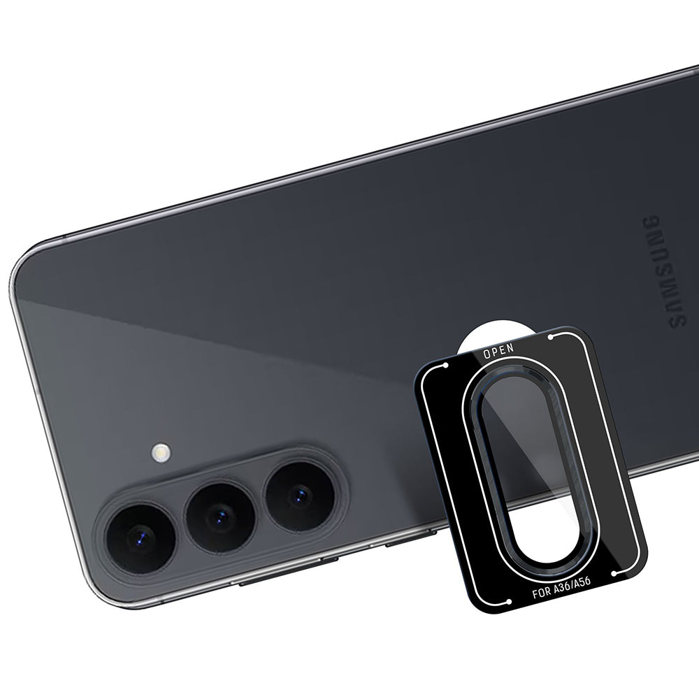 Skyddsfilm för bakre kamera 3MK Protection Pro för Samsung Galaxy S26 FE S741, härdat glas, svart