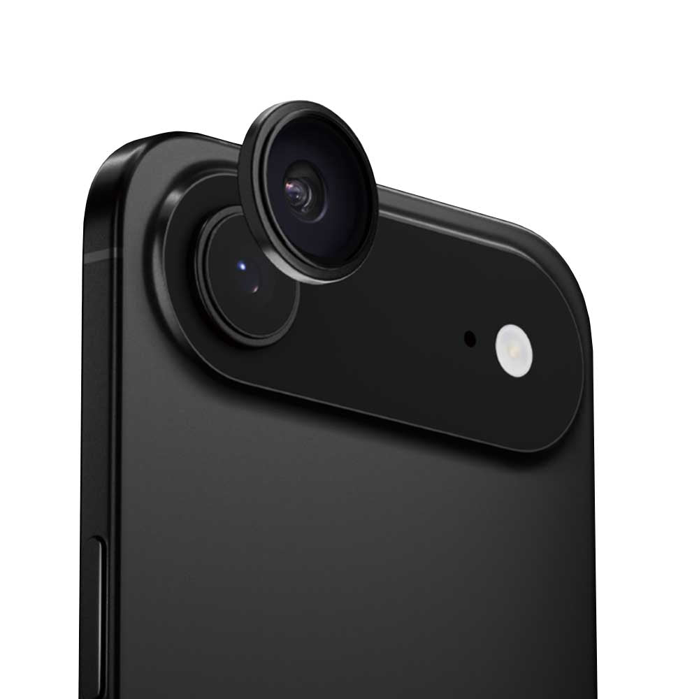 Skyddsfilm för bakre kameran Anank AR för Apple iPhone 17 Air, Härdat glas, Svart
