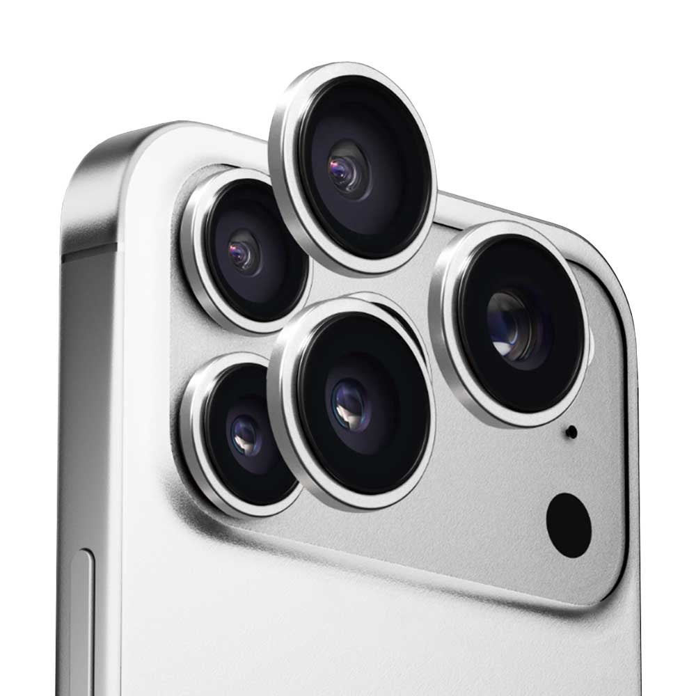 Skyddsfilm för bakre kamera Anank AR för Apple iPhone 17 Pro Max / 17 Pro, Härdat glas, Silver