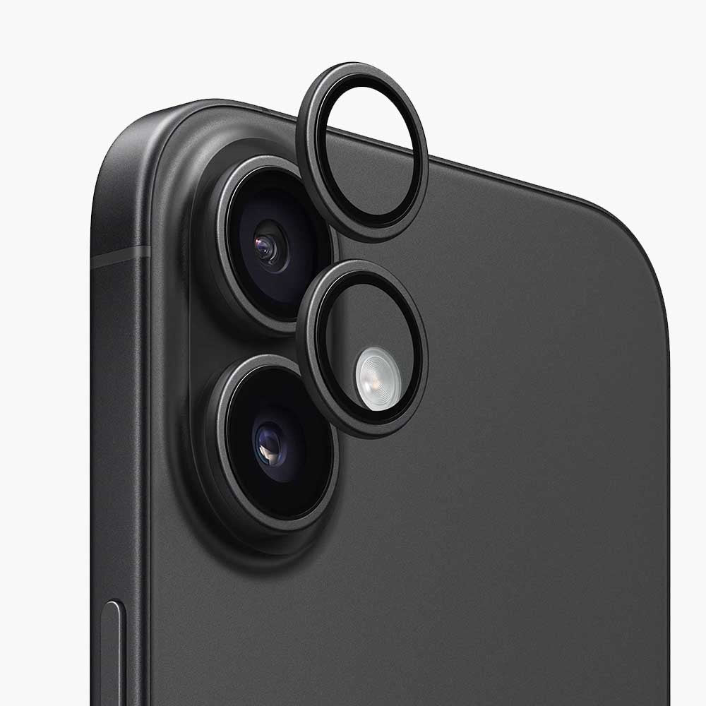 Skyddsfilm för bakre kameran Anank AR för Apple iPhone 17, Härdat glas, Svart