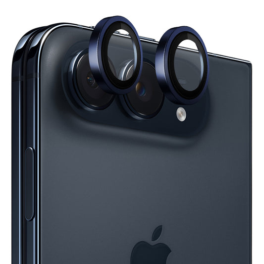 Blueo 99 antireflex HD-skydd för bakre kamera till Apple iPhone Duo, härdat glas, blått