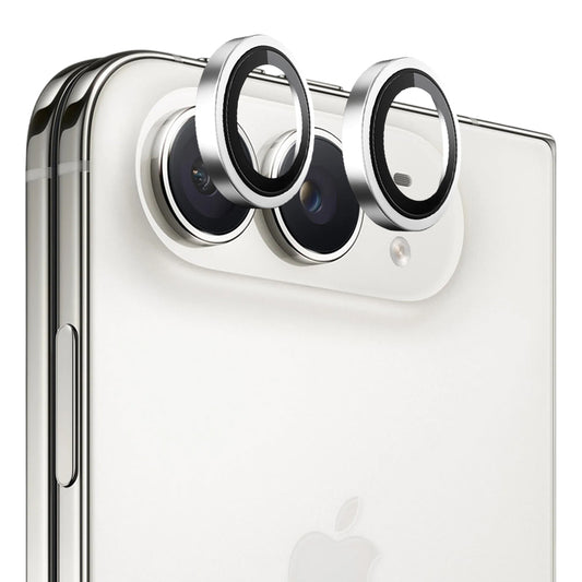 Blueo 99 antireflex HD-skydd för bakre kamera till Apple iPhone Duo, härdat glas, silverfärgad
