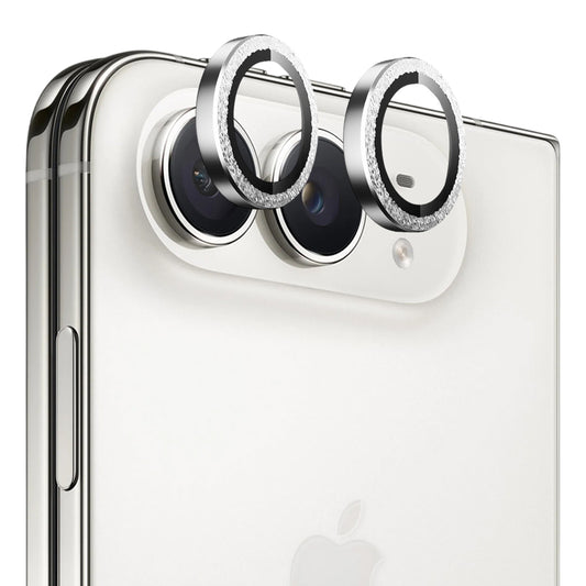 Blueo Diamond skyddsfilm för bakre kamera till Apple iPhone Duo, härdat glas, silverfärgad