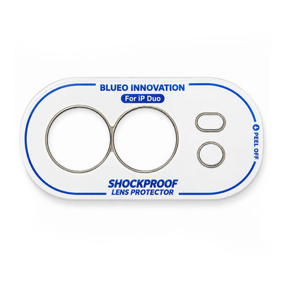 Blueo Invisible skyddsfilm för bakre kamera till Apple iPhone Duo, plast