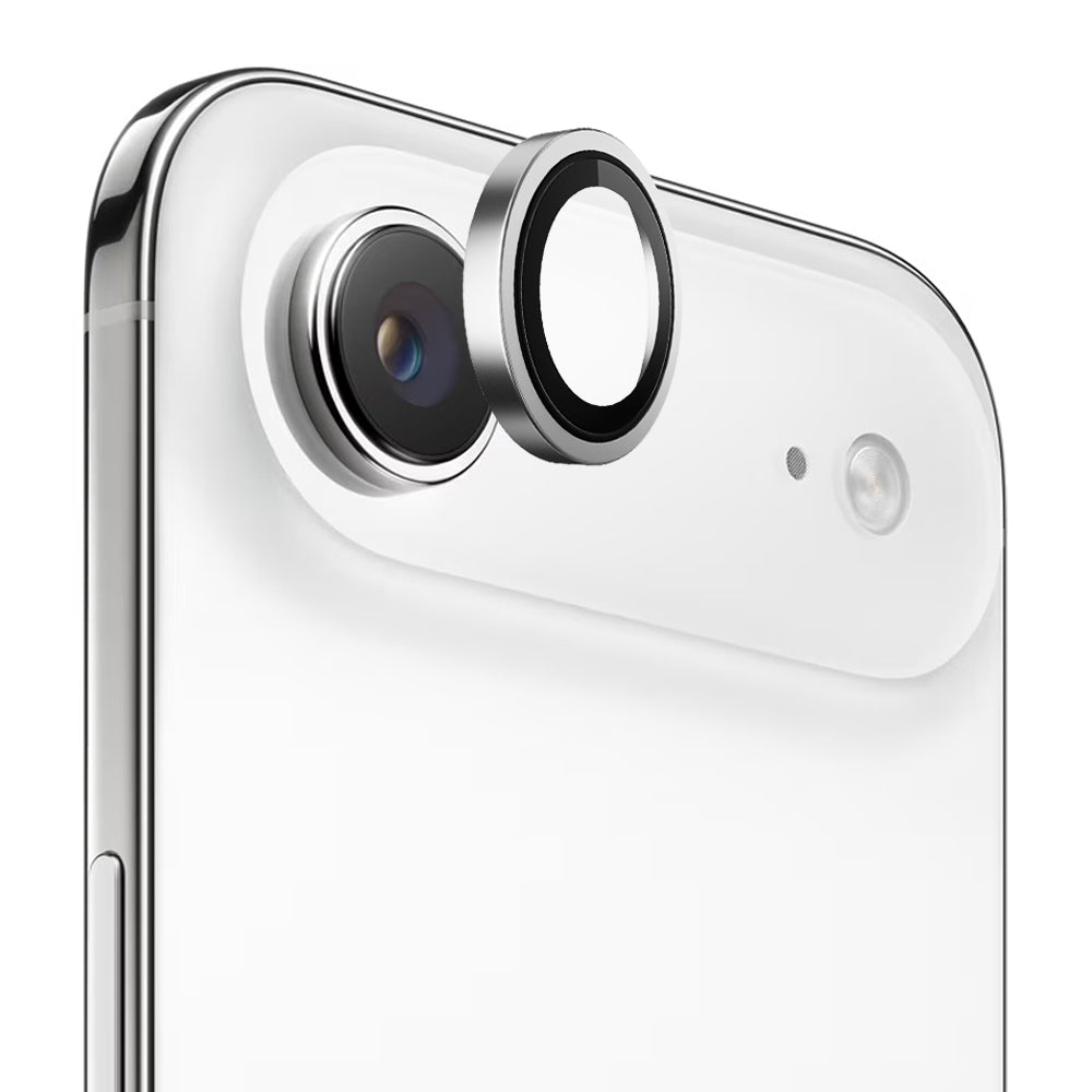 Skyddsfilm för bakre kameran Blueo Metal Frame för Apple iPhone 17 Air, Härdat glas, Silver