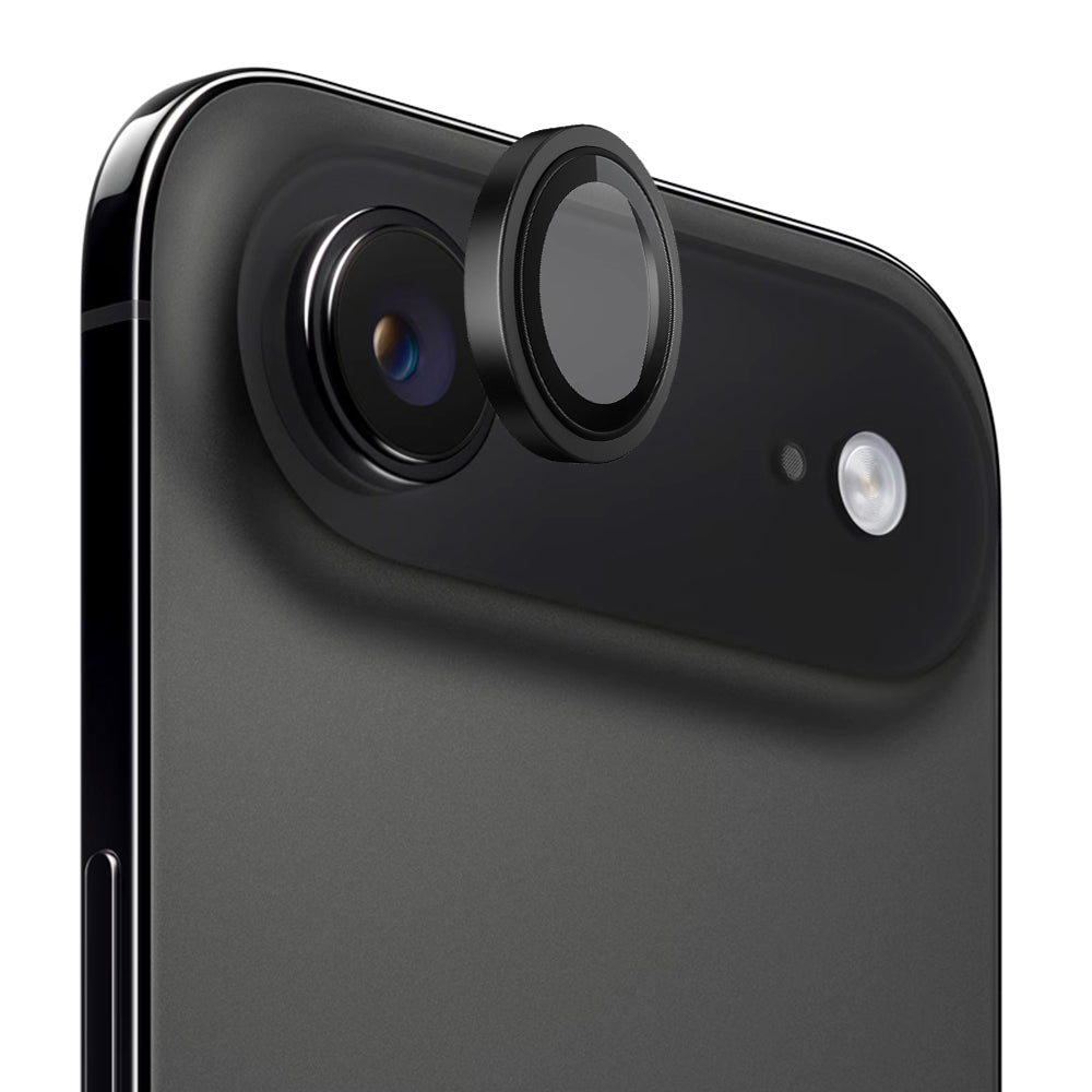 Skyddsfilm för bakre kameran Blueo Metal Frame för Apple iPhone 17 Air, Härdat glas, Svart