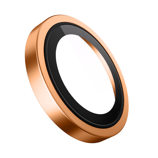 Skyddsfilm för bakre kamera Blueo Metal Frame för Apple iPhone 17 Pro Max / 17 Pro, Härdat glas, Orange