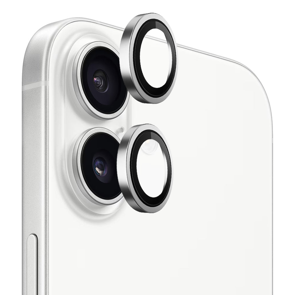 Skyddsfilm för bakre kameran Blueo Metal Frame för Apple iPhone 17, Härdat glas, Silver