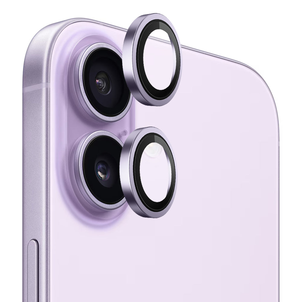 Skyddsfilm för bakre kameran Blueo Metal Frame för Apple iPhone 17, Härdat glas, Lila