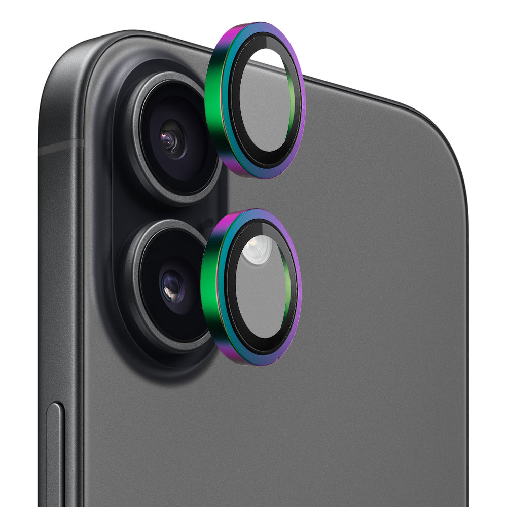 Skyddsfilm för bakre kameran Blueo Metal Frame för Apple iPhone 17, Härdat glas, Flerfärgad
